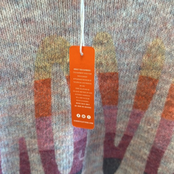 Sundry Womens by Anthropology Love Oversized V Neck Sweater - Picture 12 of 15